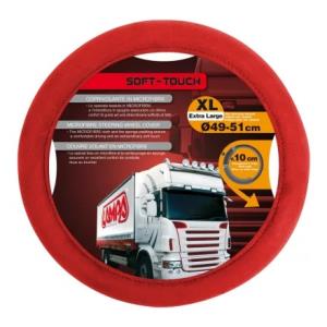 Lampa2 Soft Touch Kormányvédő - Piros, 49-51Cm XL